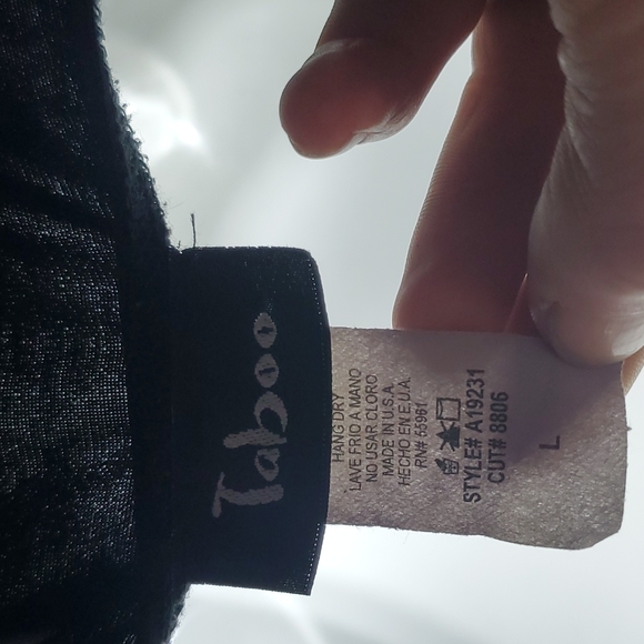 Black dress up tank with ripple pattern in front - Picture 5 of 7